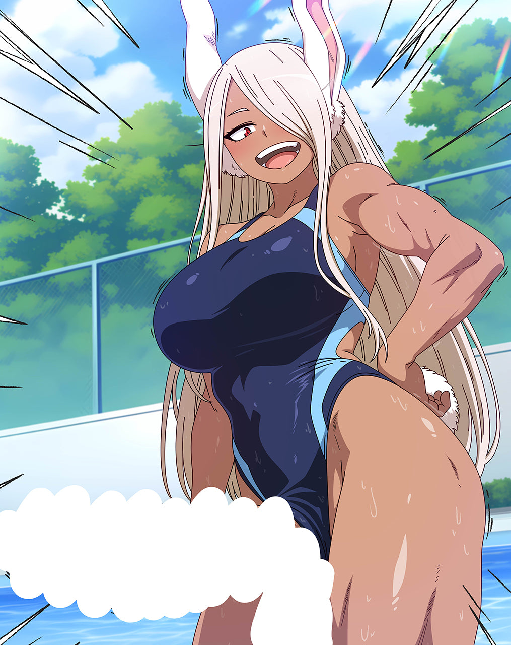 Mirko (Swimsuit) (Futanari)
